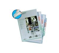 DURABLE Pochettes coins à onglets A4 en PP transparent – Sachet de 5