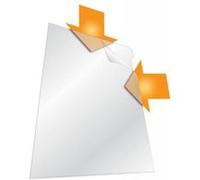 DURABLE Pochettes-coins, format A4, en plastique rigide G