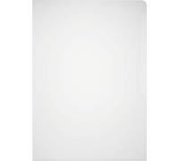 DURABLE Pochettes-coins transparentes STANDARD A4 PP boîte de 100, 100 pc, Transparent, 233719