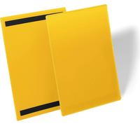 DURABLE Pochettes magnétiques A4 portrait, 50 pc, Jaune, 174404