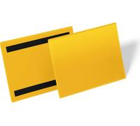 DURABLE Pochettes magnétiques A5 paysage, 50 pc, Jaune, 174304