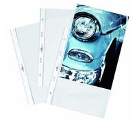 Durable 265119 Pochettes Perforées pour Document A5 - Perforations 45 x 65 x 45 + 80 mm - Polypro Lisse 60 Microns - Sachet de 25