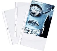 DURABLE Pochettes perforées transparentes BUSINESS A5 sachet de 25, 25 pc, Transparent, 265119