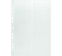 Durable pochettes cartes de visite pour Visifix - Lot de 10