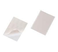 Durable POCKETFIX® Lot de 25 pochettes auto-adhésives Transparent Format A5 148 x 210 mm