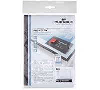 DURABLE Pochettes adhésives POCKETFIX® 148x105 mm, 10 pc, Transparent, 807619