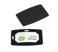 DURABLE Porte-badge 40x75 mm papier recyclé, 20 pc, Noir, 827201