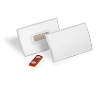 Durable 826019 Porte-badge CLICK FOLD (l x H) 90 mm x 54 mm aimant 10 pc(s)