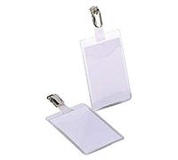 Durable - Porte-badge avec clip - Format 90 x 60 mm - Boite de 25 - 810719