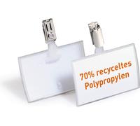 Badge click fold + clip 54x90mm - boite de 25