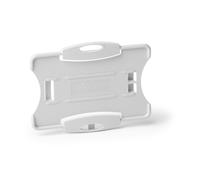 Durable Porte-badge de sécurité ECO ouvert pour 1 carte 54 x 87 mm - Gris - Lot de 10