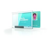 DURABLE Porte-badge de sécurité rigide Push Box – Pour 1 carte 54 x 87 mm – Boîte de 10