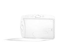 Durable - Porte-Badge Rigide Transparent pour 1 Carte de Sécurité - Dimensions Intérieures : 54 x 85 mm - 1 Unité 895519