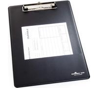 DURABLE Porte-bloc A4 avec pince, Noir, 235001