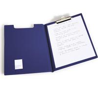 DURABLE Porte-bloc A4 avec pochette intérieure, Bleu foncé, 235707
