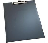 DURABLE Bloc pliant 235901 – DIN A5, feuille souple, pince sur le dessus, 180 x 245 mm – noir