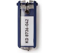 Durable Porte-clef 195707 Key Clip - 1957 bleu 6 pc(s)