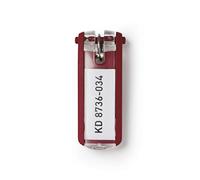 DURABLE Porte-clés Key Clip 195703 rouge 6 pièces