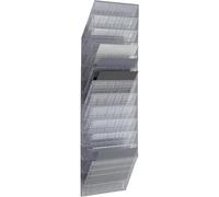 DURABLE Porte-brochures mural FLEXIBOXX 12 – A4 paysage, 12 compartiments, transparent
