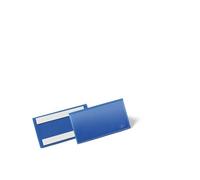 Durable Pochette porte-étiquette autoadhésive 176207 163 x 67 mm Bleu
