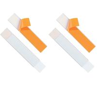 DURABLE - Porte étiquette - Porte étiquette adhésif - Porte étiquette autocollante LABELFIX - 200 x 40 mm - Pour l'identifcation des étagères, armoires - Transparent - Sachet de 5 pièces - 803019