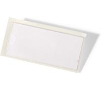 Durable Pocketfix Sachet de 10 Porte-étiquettes adhésifs 32 x 74 mm