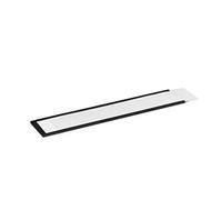 Durable Porte étiquette Profil C, Lot de 5, Anthracite, 171258 | Fixation magnétique repositionnable sur surfaces métalliques, fenêtre transparente, insertion latérale, 200 x 40 mm