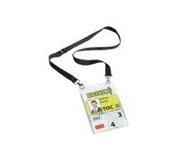 Durable - Porte-Nom - Pour A6 - Dragonne - Noir