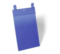 DURABLE Pochette porte-documents 175007 A4 portrait, bleu foncé, avec lanières – boîte 50 pièces