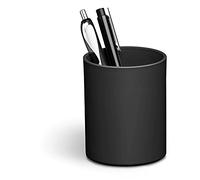 Durable Pot à crayons Eco, 6 pièces, noir, 775901 | Certifié Blue Angel, rangement de stylos marqueurs et ciseaux, diamètre 80 mm, hauteur 100 mm, Made in Germany