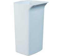Durable Poubelle de tri 40 l H590xl320xP360mm blanc sans couvercle DURABLE Quantité:1