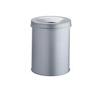 durable poubelle safe, rond, 30 litres, noir noir