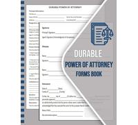 Durable Power of Attorney Forms Book: Legal Power of Attorney Form | 50 Forms