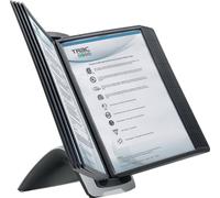 Durable Présentoir pour panneau transparent SHERPA STYLE TABLE 10 - 5855 noir DIN A4 Nombre de pochettes transparentes incluses 10