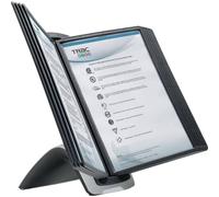 Durable Présentoir pour panneau transparent SHERPA STYLE TABLE 10 - 5855 noir DIN A4 Nombre de pochettes transparentes incluses 10