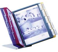 Durable Présentoir pour panneau transparent VARIO TABLE 20 - 5699 bleu foncé, jaune, vert, rouge DIN A4 Nombre de pochettes