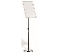 DURABLE - Présentoir sur pied 479923 - cadres clipsables A3 - argent - 1 pièce