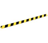 DURABLE - Profilé de protection d'angle magnétique C35 - Pour éviter les chocs et blessures - 1m - Jaune/Noir - Boîte de 5 pièces