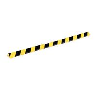 DURABLE - Profilés de protection d'angles C35 - avec bandes adhésives - pour signaler les zones dangereuses - 1 m - Paquet de 5 - Jaune/Noir - 1102132