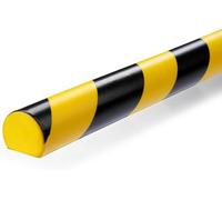 DURABLE - Profilés de protection de surfaces planes S30R - avec bandes adhésives - pour signaler les zones dangereuses - 1 m - Paquet de 5 - Jaune/Noir - 1109130