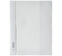 DURABLE Protège-document DURAPLUS A4+ – couverture transparente – blanc – boîte de 25 pièces