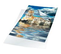 DURABLE - Protège document - Pochettes coins A3 - Pochettes PREMIUM - Avec encoche pour ouverture - Résistantes aux déchirures - Ouverture en haut à droite - Transparent - Sachet de 10 pièces - 231419