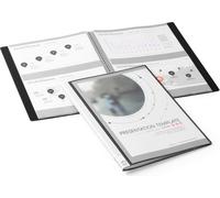 DURABLE Protège-documents DURALOOK® PLUS A4 10 pochettes, Noir, 243101