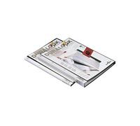 Durable 243101 Protège-document DURALOOK® PLUS 10 Pochettes/20 Vues avec Couverture Personnalisable Coloris Noir