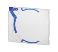 Durable Quickflip Standard - Boîtier À Système D'éjection Pour Cd - Capacité : 1 Cd/Dvd - Bleu (Pack De 10)