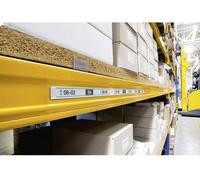 Durable 802719 Scanfix Lot de 25 Porte-Étiquettes Adhésifs avec Étiquettes Transparent L1000 x L30 mm