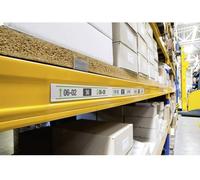 Durable 803919 Scanfix Lot de 25 Porte-Étiquettes Adhésifs avec Étiquettes Transparent L1000 x L40 mm