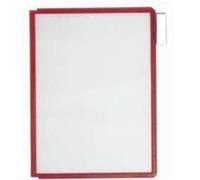 Durable Réf 5606/03 Sherpa Plaque Pochette Avec Cadre Flexible Rouge A4 Lot De 10 (Import Royaume Uni)