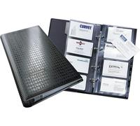 DURABLE Reliure à anneaux pour cartes de visite VISIFIX® CENTIUM 200, Noir, 240301
