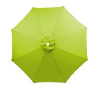 Durable Replacement Canopy for 8-Rib Patio Umbrella - Thick UV-Blocking Polyester Outdoor Sunshade - Available in Yellow Red Beige - 2M Parasol Cover for Garden & Patio